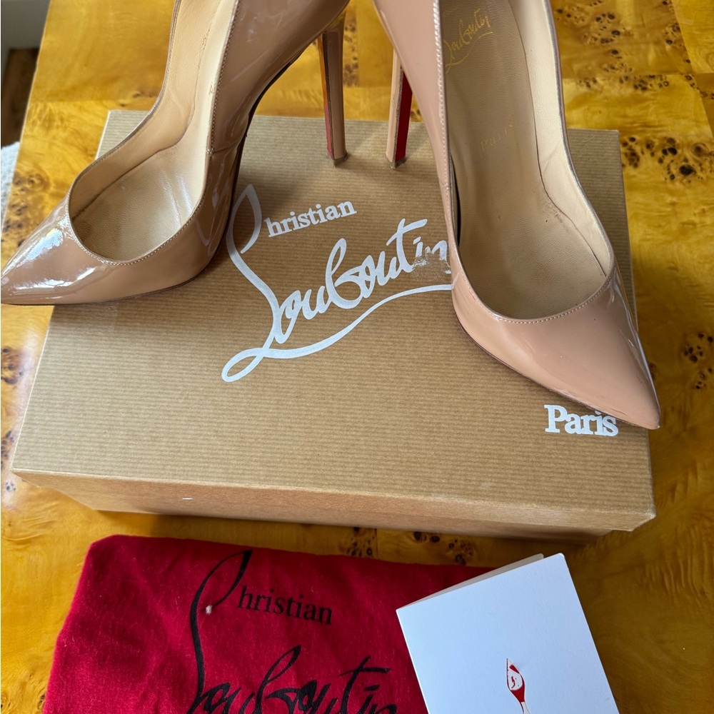 Christian Louboutin Beige Pigalle 120